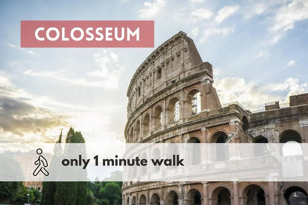 Apartment Historic Domus -100 Mt From The Colosseum And 1 Min Metro Italy